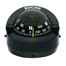 Ritchie S-53 Explorer Compass Surface Mount - Black