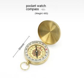 Retro Flip Pocket Compass