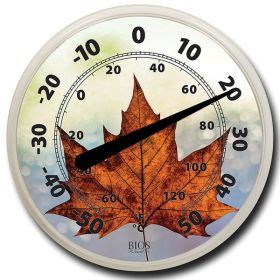 12-Inch Dial Thermometer - Maple Leaf