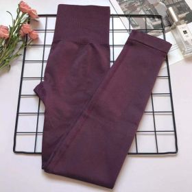 Women's High Waist Fitness Pants Suit (Option: Crimson pants-M)