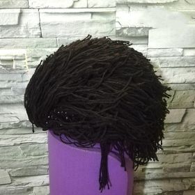 Ski Helmet Decoration Cover (Option: Short model black)