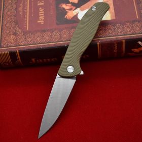 Outdoor D2 Steel Knife (Option: Desert color)