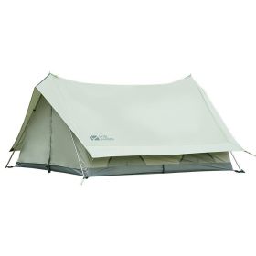 Family Camping Cotton Tent (Option: Green-2X3 people)
