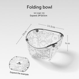 Outdoor Folding Dining Set (Option: 1Folding bowl)