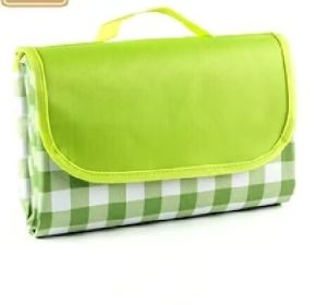 Moisture-proof Oxford Cloth Picnic Mat (Option: Green check-150x200cm)