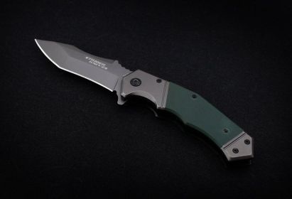 Outdoor Mick Folding Knife (Option: 352gray Titanium)