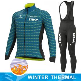 Thermal Rossi Fleece Cycling Suit (Option: C-XS)