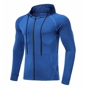 Men's Fitness Training Long-sleeve (Option: Blue-3XL)