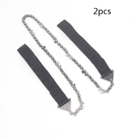 24 inch Portable Hand Chain Saw (Option: 2pcs black)