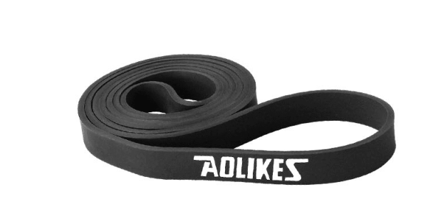Latex Training Fitness Band (Color: Black)