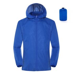 Outdoor Women's Lightweight Waterproof Windbreaker (Option: Orange-3XL)
