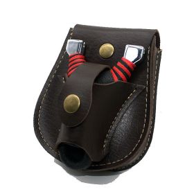 All-In-One Leather Slingshot Belt Bag (Color: Brown)
