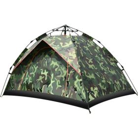 Outdoor Double-Decker Automatic Tent (Option: Camo-2to3people)