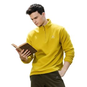 Jacket Liner Pullover Fleece (Option: Man yellow-XL)