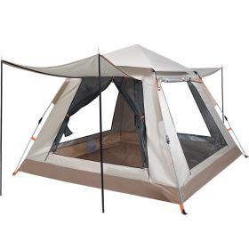 Fully Automatic Speed Camping Tent (Option: Base beige-Single tent)