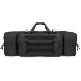 VOTAGOO Double Rifle Case Gun Case/Bag (Option: Black-36inches)