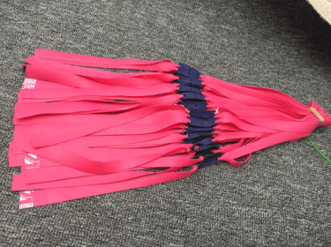 10Pcs Elastic Rubber Band Slingshot (Option: Red-0.7mm-Q2pcs)