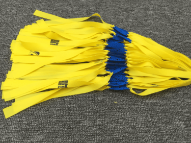 10Pcs Elastic Rubber Band Slingshot (Option: Yellow-0.75mm-Q2pcs)