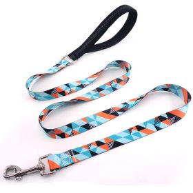 Pet Printed Dog Leash (Option: Geometric points)