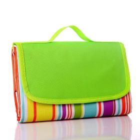 Moisture-proof Oxford Cloth Picnic Mat (Option: Rainbow strip-150x200cm)