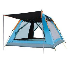 Fully Automatic Speed Camping Tent (Option: Vinyl blue-Single tent)