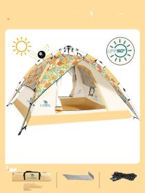 Life and Leisure Double-Layer Tent (Color: Yellow)