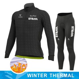 Thermal Rossi Fleece Cycling Suit (Option: D-5XL)