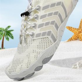 Non-slip Five-finger Mountaineering Fitness Shoes- M/W (Option: D025 White-45)