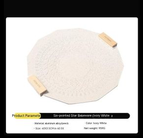 Outdoor Portable Non-stick Cooking Tray (Color: White)