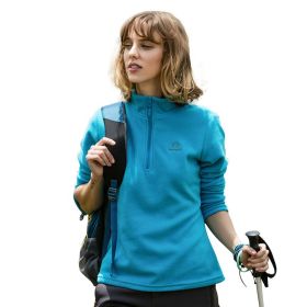 Jacket Liner Pullover Fleece (Option: Female blue-S)