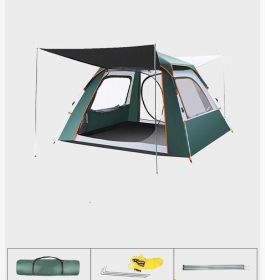 Foldable Automatic Full Set Camping Tent (Option: Vinyl58-6 Style)