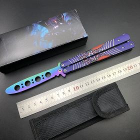 Novice Exercise-swinging Knife (Option: Light purple finish)