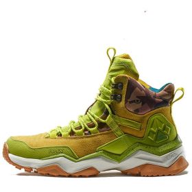 Waterproof Non-slip High Top Hiking Shoes (Option: Fruit Green-40)