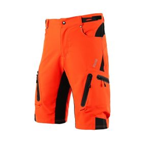 Outdoor Five Point Shorts (Option: Orange-Asian Size L)