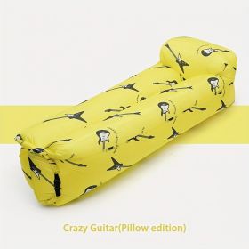 Outdoor Inflatable Sofa (Option: Yellow guitar)