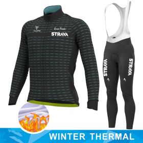 Thermal Rossi Fleece Cycling Suit (Option: B-4XL)