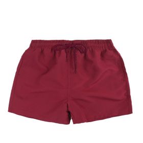 Men's Swim Trunks (Option: Wine Red-M)