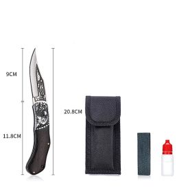 Folding High Hardness Knife (Color: Brown)