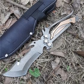 Hunting Straight Knife (Color: Khaki)