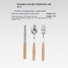 Outdoor Folding Dining Set (Option: 1pair of chopsticks1 spoon1)