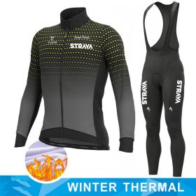 Thermal Rossi Fleece Cycling Suit (Option: K-5XL)