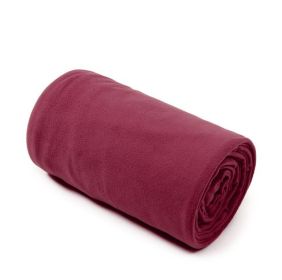 Ultra-light Polar Fleece Sleeping Bag (Color: Wine Red)