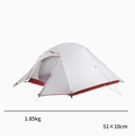 Outdoor Rain Proof Double Tent (Option: 3people light grey)