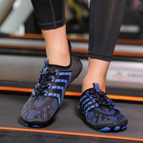 Non-slip Five-finger Mountaineering Fitness Shoes- M/W (Option: D025 Sapphire Blue-46)