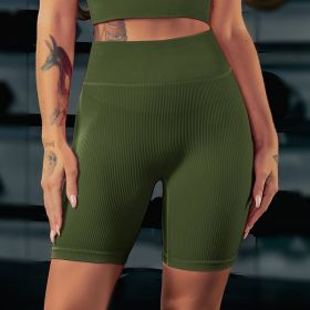 Outdoor Exercise Shorts (Option: Army Green-L)