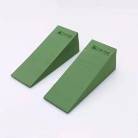 Yoga Foam Wedge Slanting Board (Option: Green Trumpet Pair)