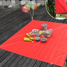 Ultra-Light Pocket Waterproof Picnic Mat (Option: Red-70x110cm)