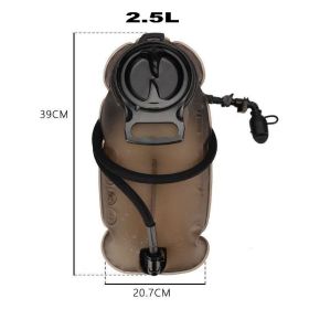 TPU Outdoor Water Bag (Option: Coffee-2.5L)