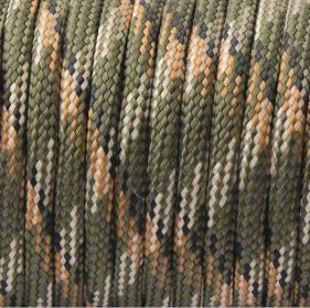 Outdoor Multifunctional Rope (Option: 7core army green camouflage-31m)