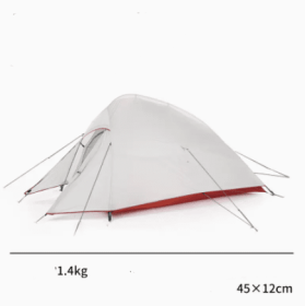Outdoor Rain Proof Double Tent (Option: 2people light grey)
